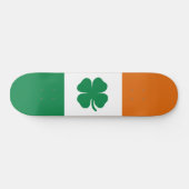 Irish Flag Patriotic Ireland Flag Vierblättriges K Skateboard (Horizontal)