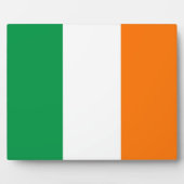 Irish Flag Plaque Fotoplatte (Vorderseite)