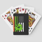 Irish Flag Playing Cards Spielkarten (Rückseite)