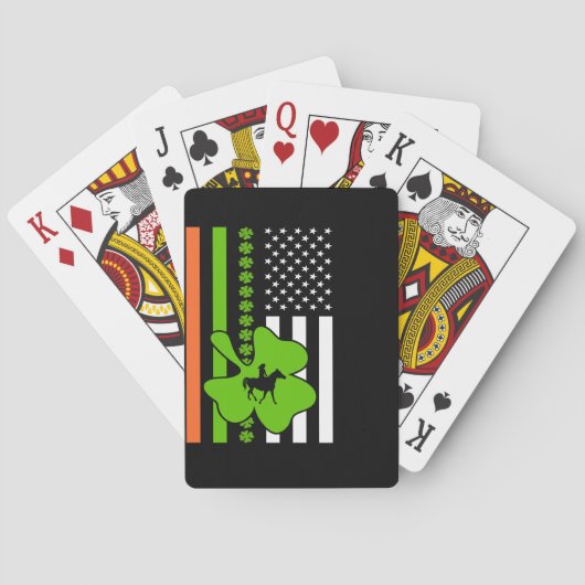 Irish Flag Playing Cards Spielkarten (Rückseite)