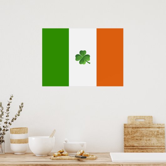 Irish flag poster (Küche)