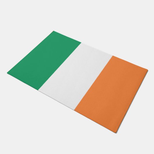 Irish Flag (Republik Irland) (ROI) (Eire) Fußmatte (Schrägansicht)