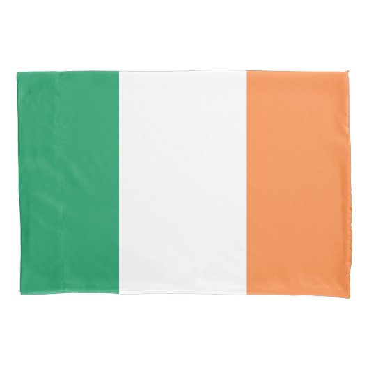 Irish Flag (Republik Irland) (ROI) (Eire) Kissenbezug (Vorderseite-Links)