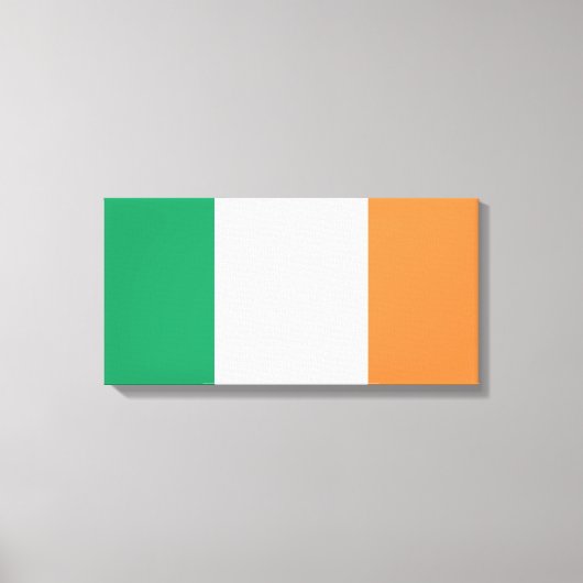 Irish Flag (Republik Irland) (ROI) (Eire) Leinwanddruck (Vorderseite)