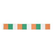 Irish Flag (Republik Irland) (ROI) (Eire) Satinband (Vorderseite)