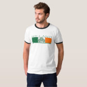 Irish Flag Ringer T - Shirt (Vorne ganz)