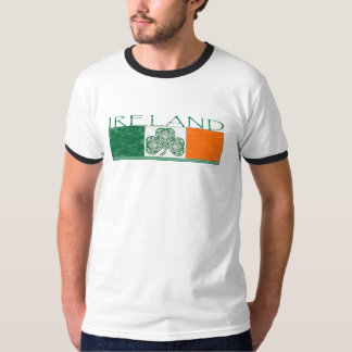 Irish Flag Ringer T - Shirt