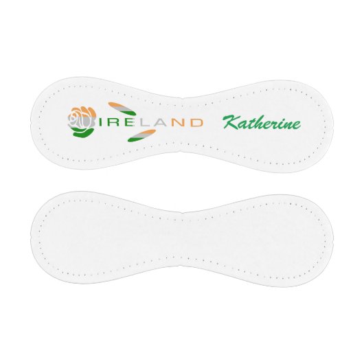 Irish Flag Rose Personalisiert Baseball (Paneele)