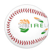 Irish Flag Rose Personalisiert Baseball (Vorderseite Links)