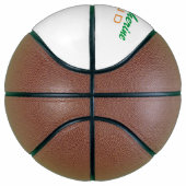 Irish Flag Rose Personalisiert Basketball (Rechts)