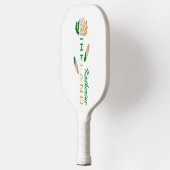 Irish Flag Rose Personalisiert Pickleball Schläger (Links)