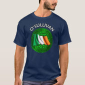 Irish Flag Shamrock Celtic Knot - O'Sullivan T-Shirt (Vorderseite)
