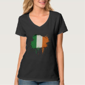 Irish Flag St Patrick s Day T-Shirt (Vorderseite)