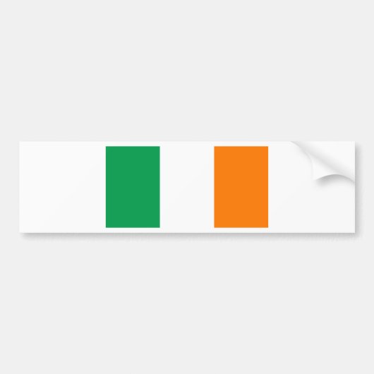 Irish Flag/St Patrick's Day Autoaufkleber (Vorne)
