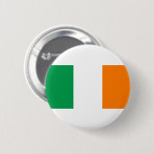 Irish Flag/St Patrick's Day Button (Vorne & Hinten)