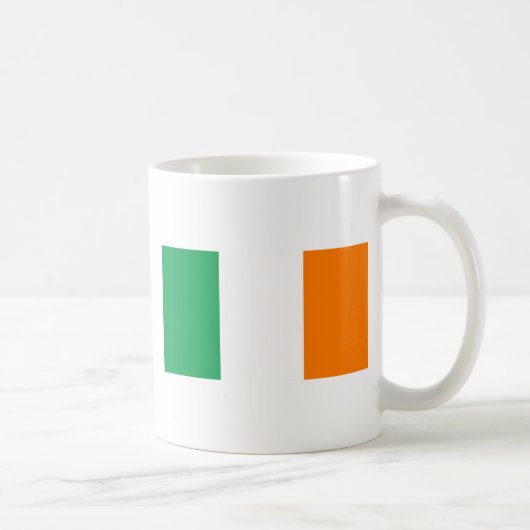 Irish Flag/St Patrick's Day Kaffeetasse (Rechts)
