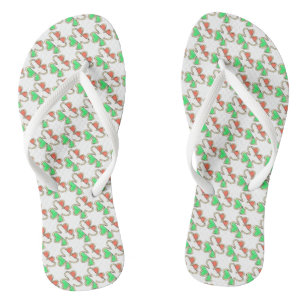 Irish Flag St. Patrick's Day Kleeblatt Zucker Cook Badesandalen