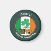 Irish Flag St Patricks Day Magnet (Vorne)