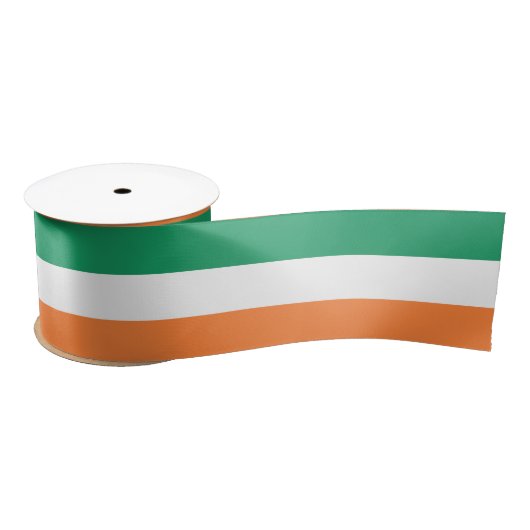 Irish Flag St Patricks Day Satinband (Spule)