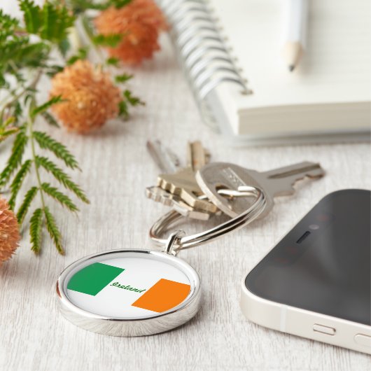 Irish Flag/St Patrick's Day Schlüsselanhänger (Seite)