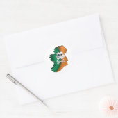 IRISH FLAG. ST PATRICKS IRISH PIRATE FLAG STICKER (Umschlag)