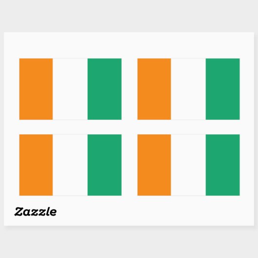 Irish Flag Sticker (Blatt)