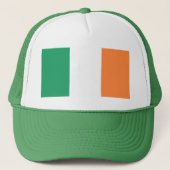 Irish Flag thcczent Truckerkappe (Vorderseite)
