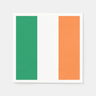 Irish Flag: Tricolor Saint Patrick's Day Party Serviette