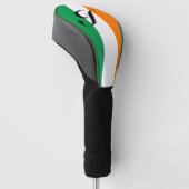 Irish flagge Ireland golf driver cover socks Golf Headcover (angewinkelt)