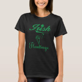 Irish Flamingo Cute Bird St Pattys Day Shamrock T-Shirt (Vorderseite)