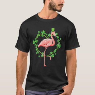 Irish Flamingo Green Saint Patrick Day 2022 Lucky T-Shirt