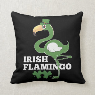 Irish Flamingo Ireland Party st Patrick Day Kissen
