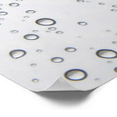 Irish Floating Clover Poster (Ecke)