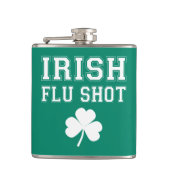 Irish Flu Shot St. Patrick's Day Flachmann (Vorderseite)