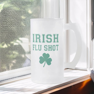 Irish Flu Shot St. Patrick's Day Mattglas Bierglas