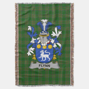 Irish Flynn oder O_Flynn Coat of Arms Familienwapp Decke
