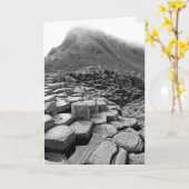 Irish Fog Rolls in Grußkarte Karte (Gelbe Blume)