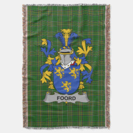 Irish Foord Coat of Arms Familienwappen Irland Decke