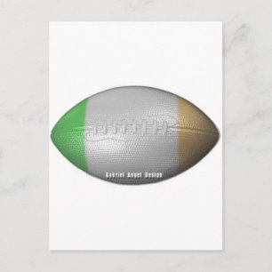 Irish Football Postkarte
