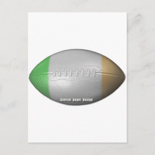 Irish Football Postkarte (Vorderseite)
