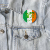 Irish for Life Lucky Me Funny Kleeblatt St Patrick Button (Beispiel)