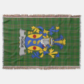 Irish Forde oder Consnave Coat of Arms Familienwap Decke (Vorderseite)