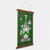 Irish Foster Coat of Arms Familienwappen Wandteppich Mit Holzrahmen (Gewinkelt)