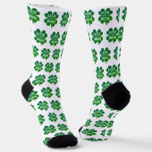Irish Four Leaf Clover Socken (Gewinkelt)