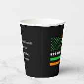 [Irish Friends] St Patricks Day Toast - Black Pappbecher (Rechts)