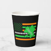 [Irish Friends] St Patricks Day Toast - Black Pappbecher (Vorderseite)