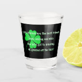 [Irish Friends] St Patricks Day Toast - Black - Schnapsglas (Vorderseite)