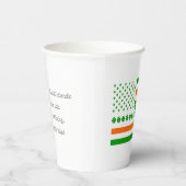 [Irish Friends] St Patricks Day Toast - White Pappbecher (Rechts)