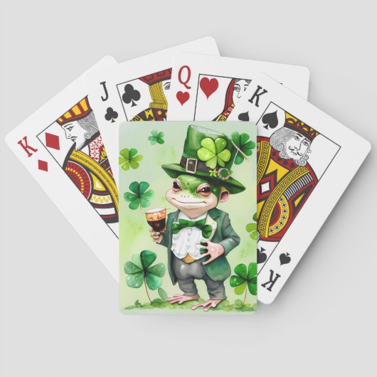 Irish Frog Hopping Deck Cards Spielkarten (Rückseite)