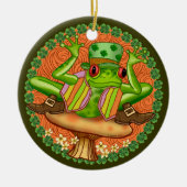 Irish Frog Keramik Ornament (Vorne)